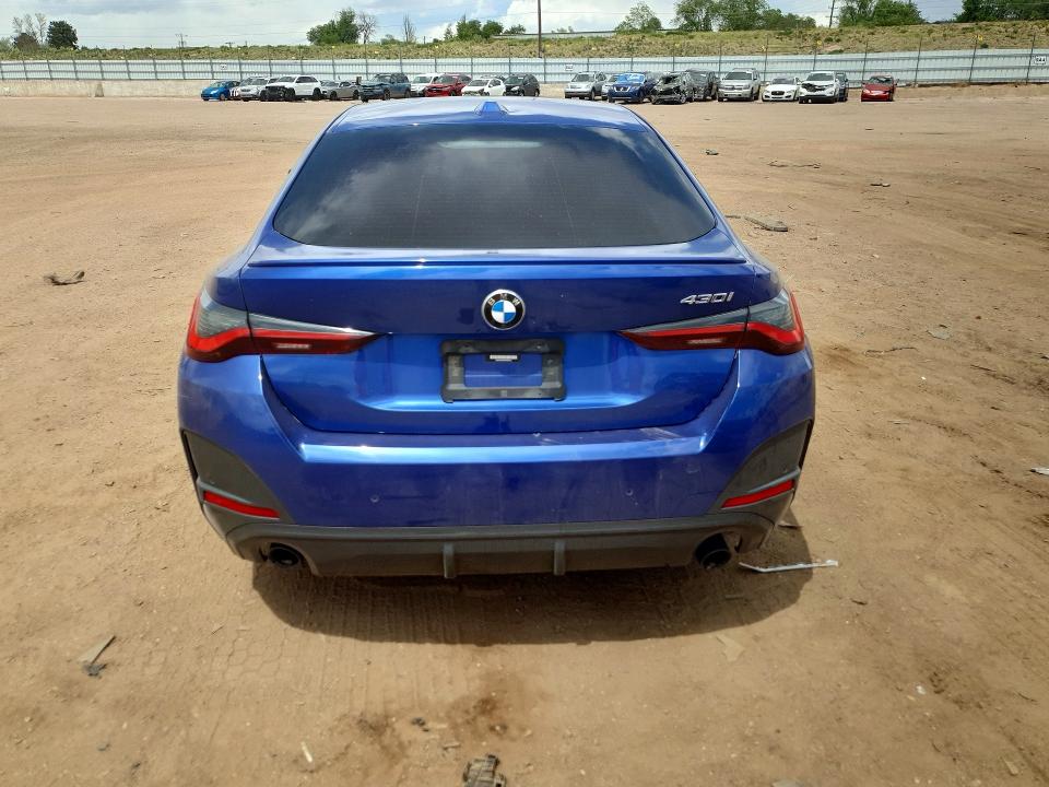 53929386 :رقم المزاد ، WBA63AV02NFM87557 vin ، 2022 Bmw 430i مزاد بيع