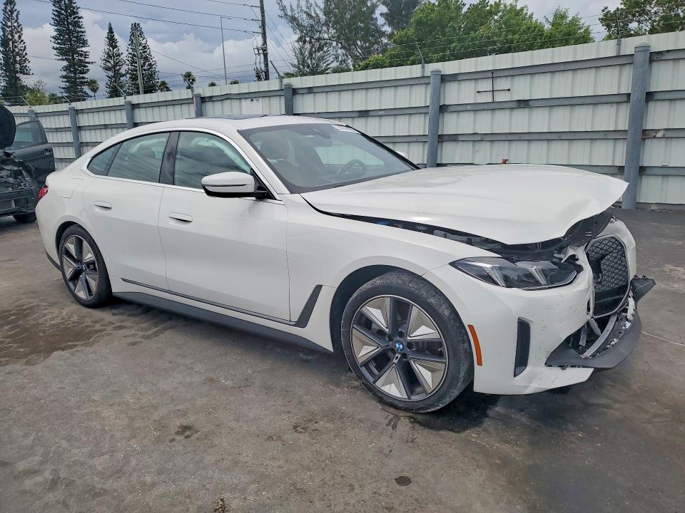 2025 Bmw I4 მანქანა იყიდება აუქციონზე, vin: WBY23HD06SFV61214, აუქციონის ნომერი: 55374526