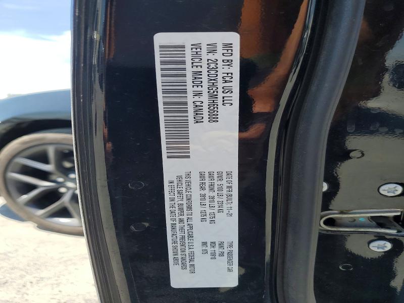 Aukcja sprzedaży 2021 Dodge Charger, vin: 2C3CDXHG5MH656888, numer aukcji: 53778296
