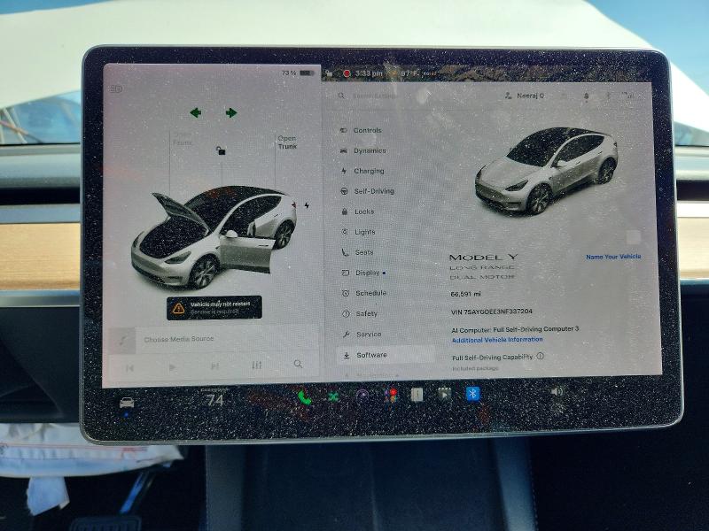 Aukcja sprzedaży 2022 Tesla Model Y, vin: 7SAYGDEE3NF337204, numer aukcji: 52861826