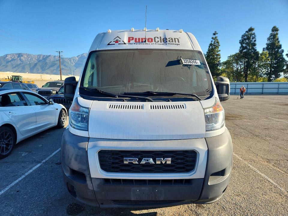 53208266 :رقم المزاد ، 3C6TRVBG9KE533217 vin ، 2019 Ram Promaster 1500 مزاد بيع