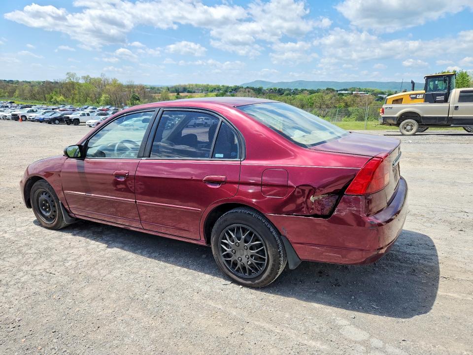 2002 Honda Civic მანქანა იყიდება აუქციონზე, vin: 1HGES26722L034783, აუქციონის ნომერი: 51798016