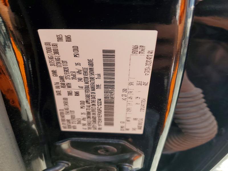 Aukcja sprzedaży 2016 Ford F150, vin: 1FTEW1EF0GFC12234, numer aukcji: 53363606
