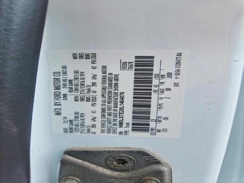 Продажа на аукционе авто 2020 Ford Transit Connect, vin: NM0LS7E28L1464076, номер лота: 54848696