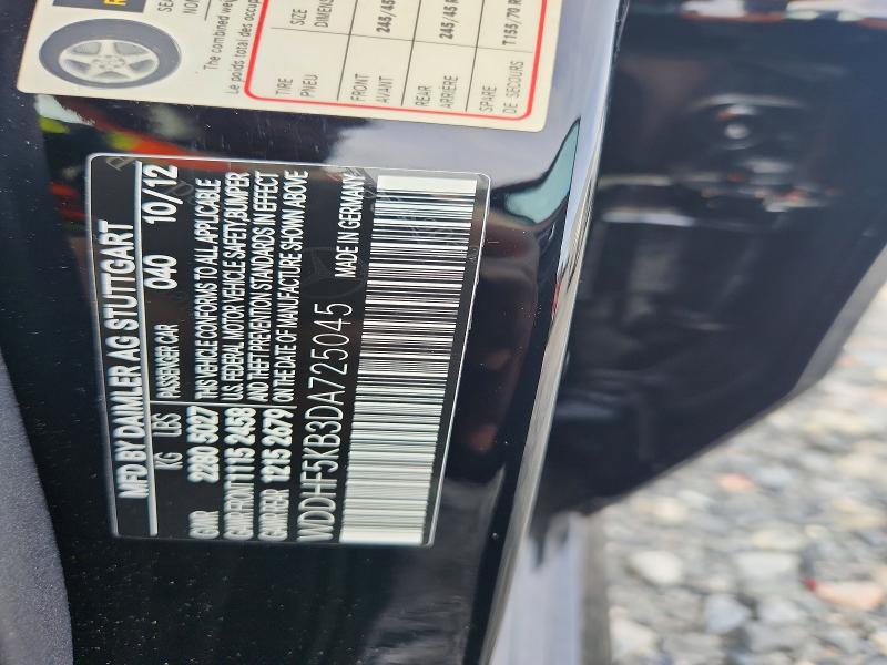 Продажа на аукционе авто 2013 Mercedes-benz E, vin: WDDHF5KB3DA725045, номер лота: 54173936