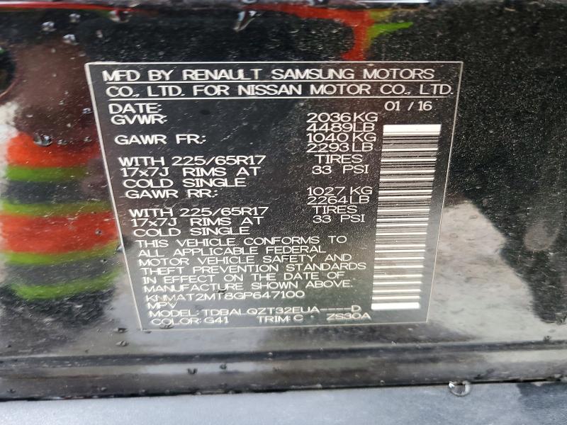Продаж на аукціоні авто 2016 Nissan Rogue, vin: KNMAT2MT8GP647100, номер лоту: 56306596