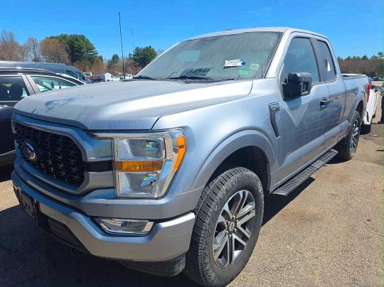 54476836 :رقم المزاد ، 1FTEX1EP3MFC90380 vin ، 2021 Ford F150 مزاد بيع