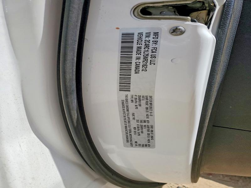 52470666 :رقم المزاد ، 2C4RC1L75NR216212 vin ، 2022 Chrysler Pacifica مزاد بيع