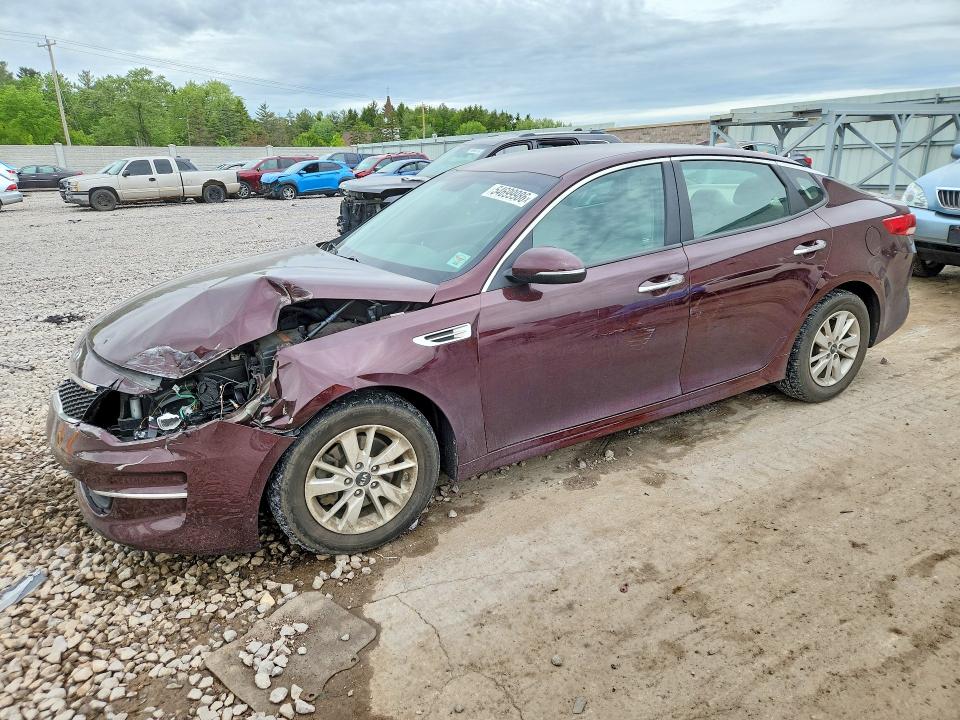 Auction sale of the 2017 Kia Optima, vin: 5XXGT4L3XHG156687, lot number: 54699986