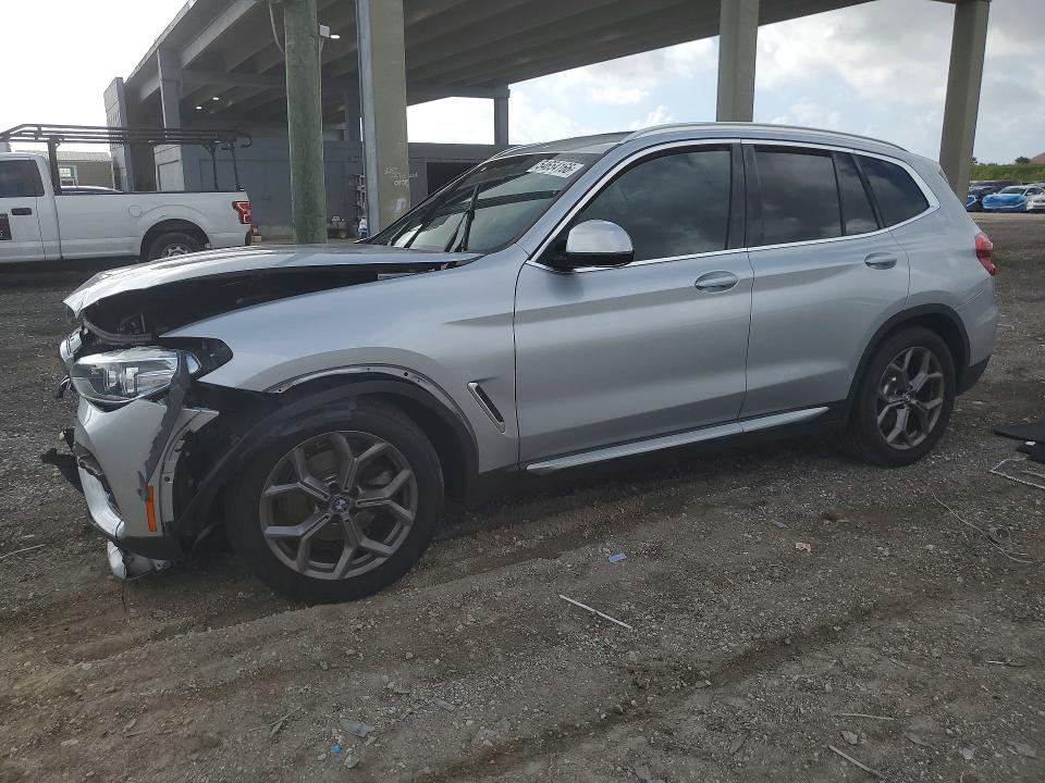 Auction sale of the 2021 Bmw X3, vin: 5UXTY3C01M9H96974, lot number: 54654166