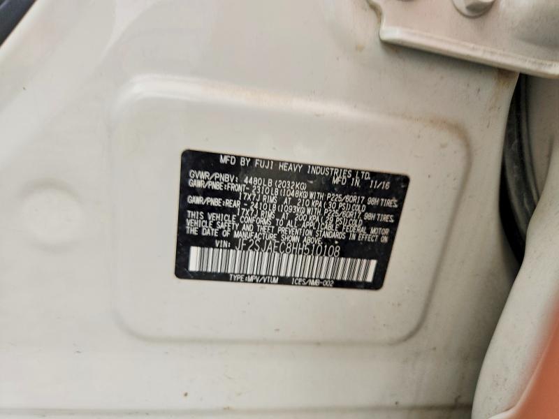 53892566 :رقم المزاد ، JF2SJAEC8HH510108 vin ، 2017 Subaru Forester مزاد بيع