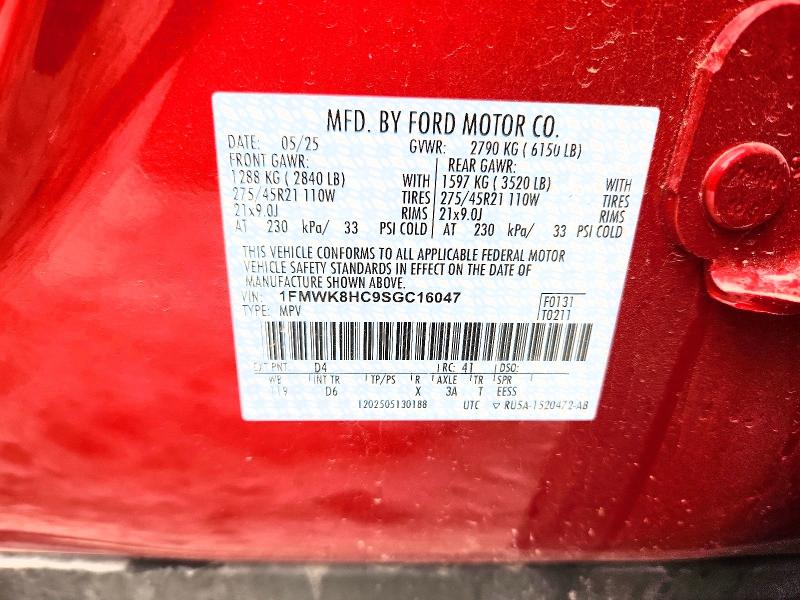 Продаж на аукціоні авто 2025 Ford Explorer, vin: 1FMWK8HC9SGC16047, номер лоту: 54355276