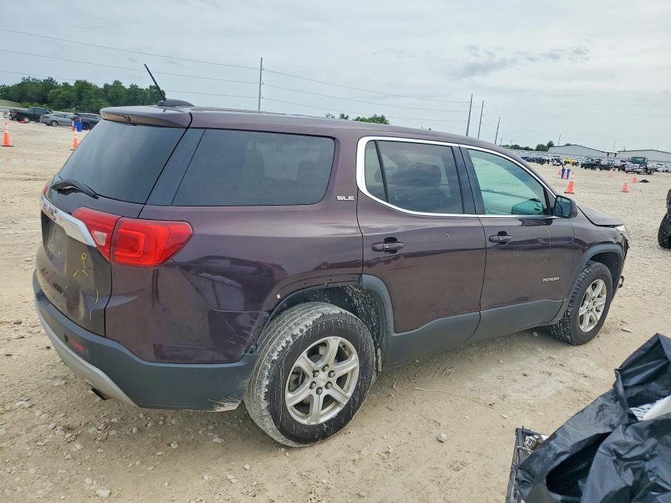 55176376 :رقم المزاد ، 1GKKNKLA9HZ325963 vin ، 2017 Gmc Acadia مزاد بيع