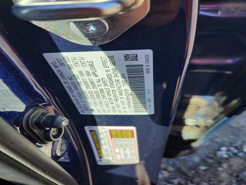 53514416 :رقم المزاد ، 2HKRW6H38HH224106 vin ، 2017 Honda Cr-v مزاد بيع
