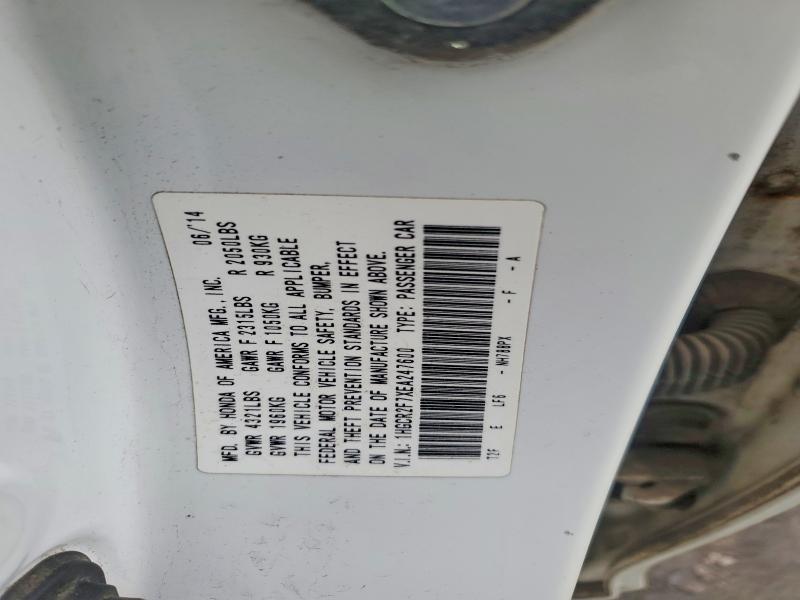2014 Honda Accord მანქანა იყიდება აუქციონზე, vin: 1HGCR2F7XEA247600, აუქციონის ნომერი: 53467996