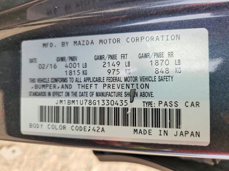 Продаж на аукціоні авто 2016 Mazda 3, vin: JM1BM1U78G1330435, номер лоту: 53729526