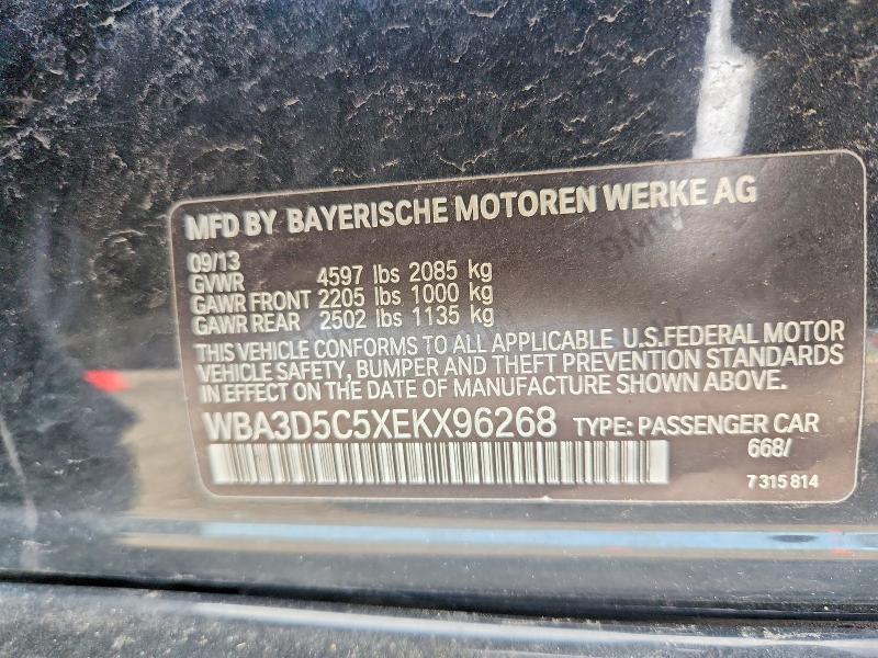 Aukcja sprzedaży 2014 Bmw 328, vin: WBA3D5C5XEKX96268, numer aukcji: 52221546