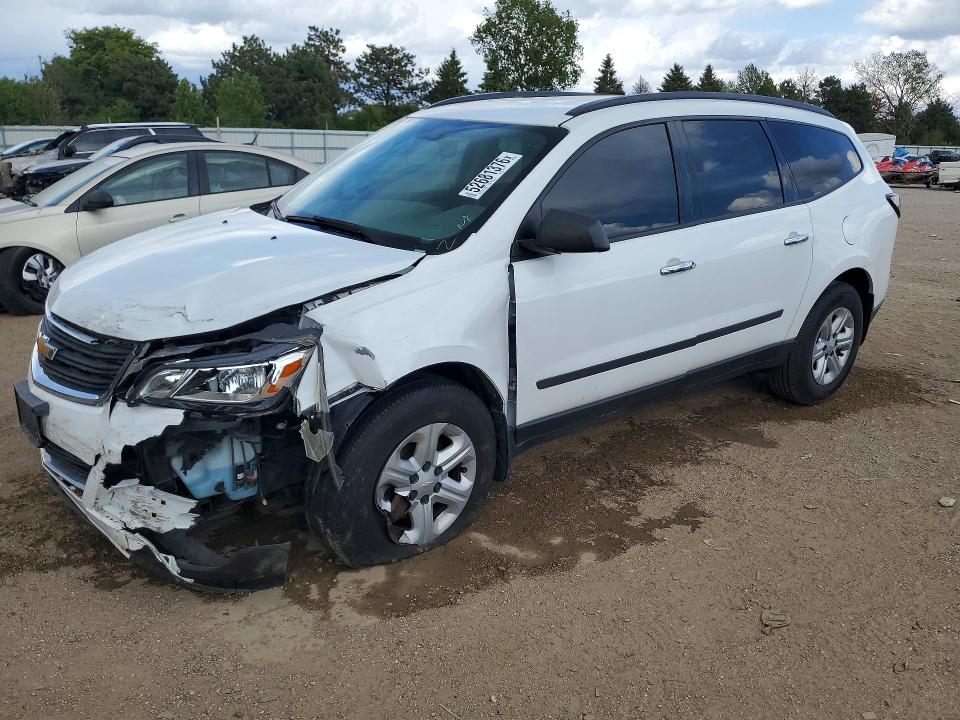 52681376 :رقم المزاد ، 1GNKRFED9HJ219291 vin ، 2017 Chevrolet Traverse مزاد بيع