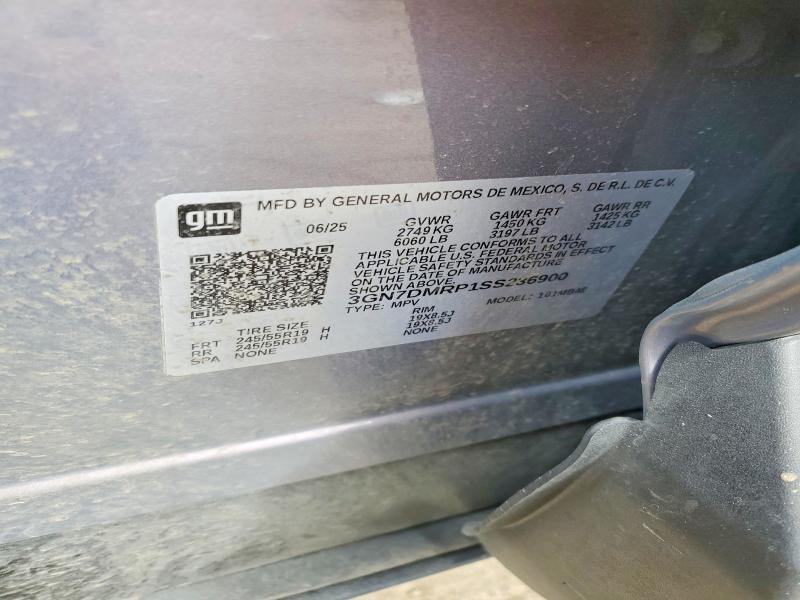 Продажа на аукционе авто 2025 Chevrolet Equinox, vin: 3GN7DMRP1SS236900, номер лота: 52608466