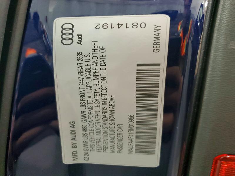 Продаж на аукціоні авто 2024 Audi A4, vin: WAUEAAF41RN010956, номер лоту: 53247336