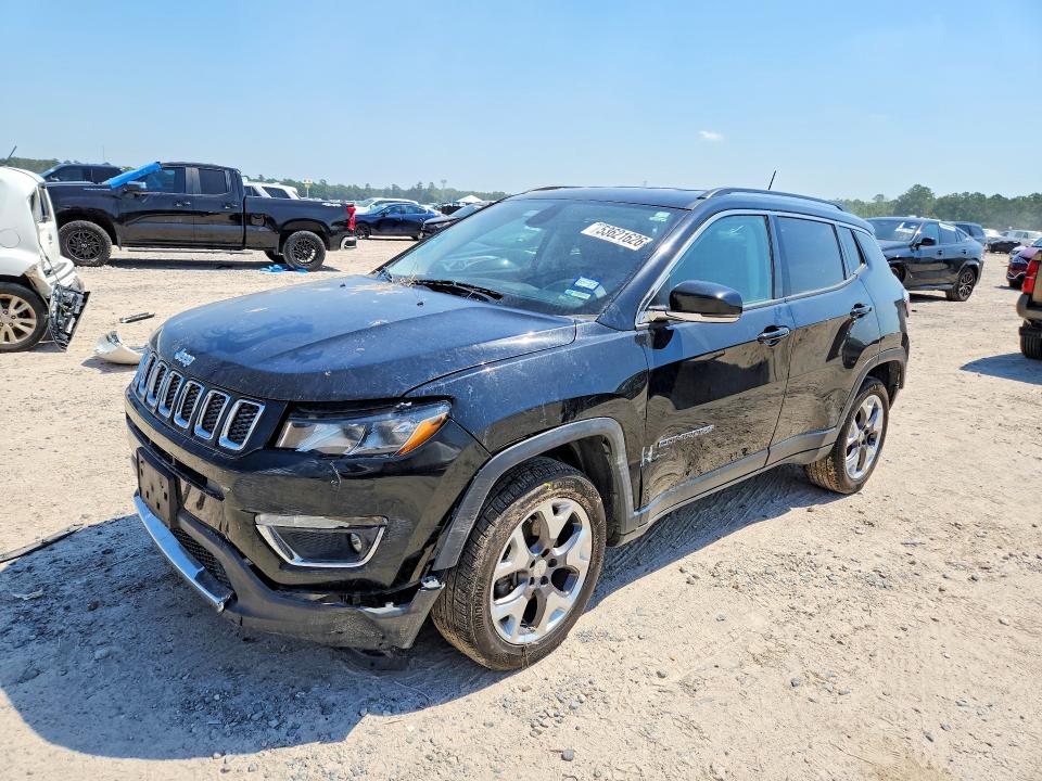 53621626 :رقم المزاد ، 3C4NJDCB8LT142563 vin ، 2020 Jeep Compass مزاد بيع