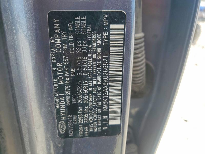 Продажа на аукционе авто 2019 Hyundai Kona, vin: KM8K12AA8KU266821, номер лота: 54019936