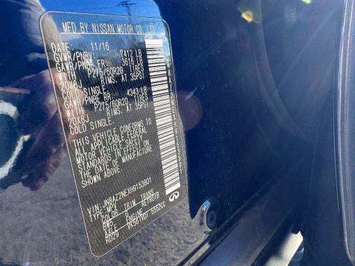 53462906 :رقم المزاد ، JN8AZ2NEXH9153801 vin ، 2017 Infiniti Qx80 مزاد بيع
