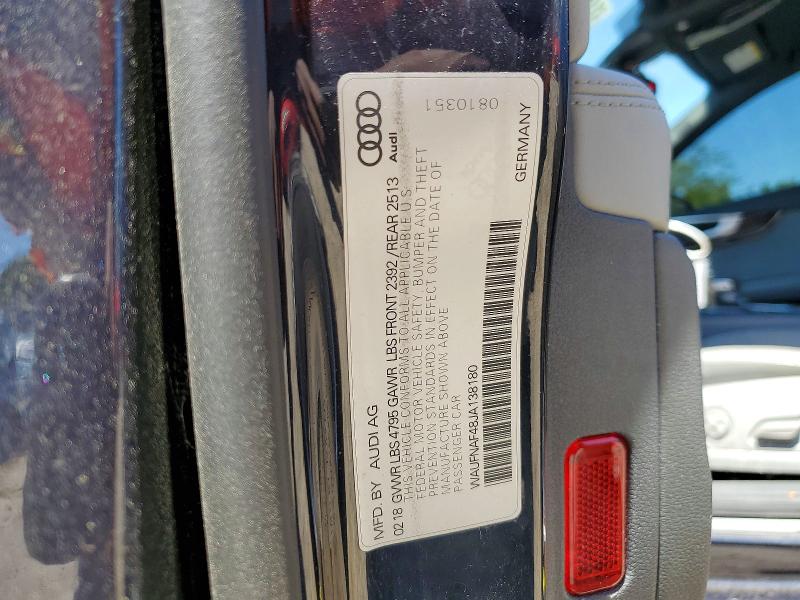 Продажа на аукционе авто 2018 Audi A4, vin: WAUFNAF48JA138180, номер лота: 51452946