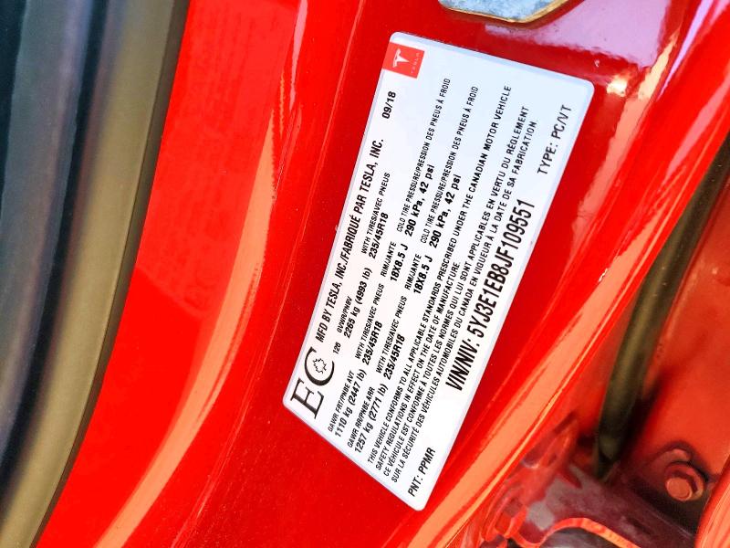 Продажа на аукционе авто 2018 Tesla Model 3, vin: 5YJ3E1EB8JF109551, номер лота: 53385296