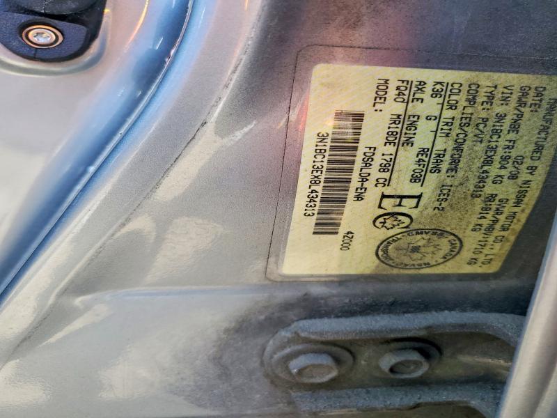 Продаж на аукціоні авто 2008 Nissan Versa, vin: 3N1BC13EX8L434313, номер лоту: 52348826