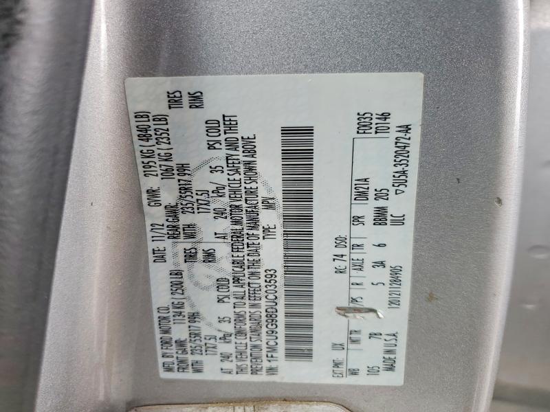 Продаж на аукціоні авто 2013 Ford Escape, vin: 1FMCU9G98DUC03593, номер лоту: 54011816