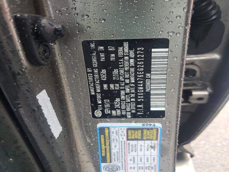 Продаж на аукціоні авто 2014 Kia Optima, vin: 5XXGM4A76EG261273, номер лоту: 52047806