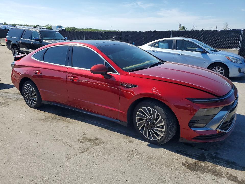 2024 Hyundai Sonata Hybrid მანქანა იყიდება აუქციონზე, vin: KMHL54JJ1RA096527, აუქციონის ნომერი: 52656246