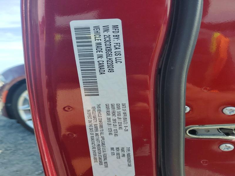 2020 Dodge Charger მანქანა იყიდება აუქციონზე, vin: 2C3CDXBG6LH220249, აუქციონის ნომერი: 54981336