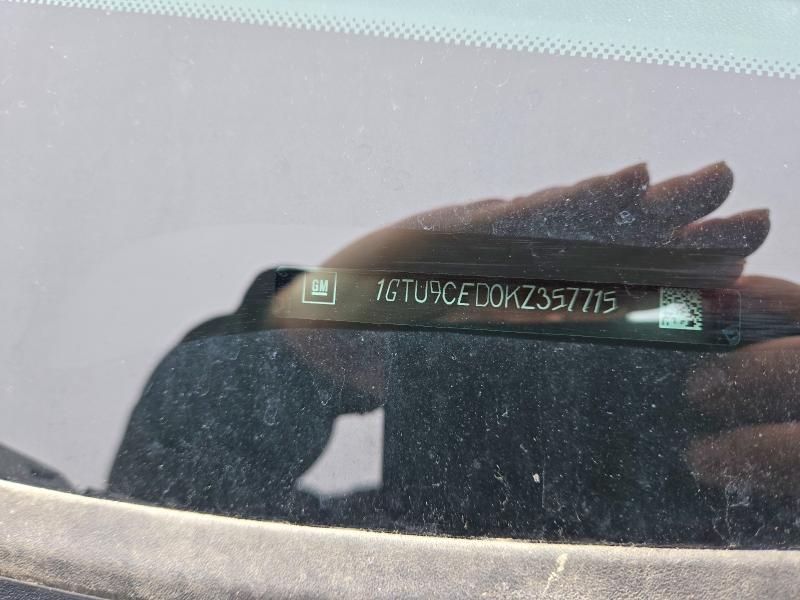 46610236 :رقم المزاد ، 1GTU9CED0KZ357715 vin ، 2019 Gmc Sierra مزاد بيع
