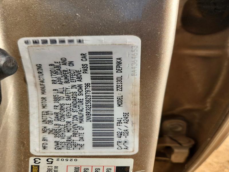 Продажа на аукционе авто 2008 Toyota Corolla, vin: 1NXBR32E58Z979796, номер лота: 53276846