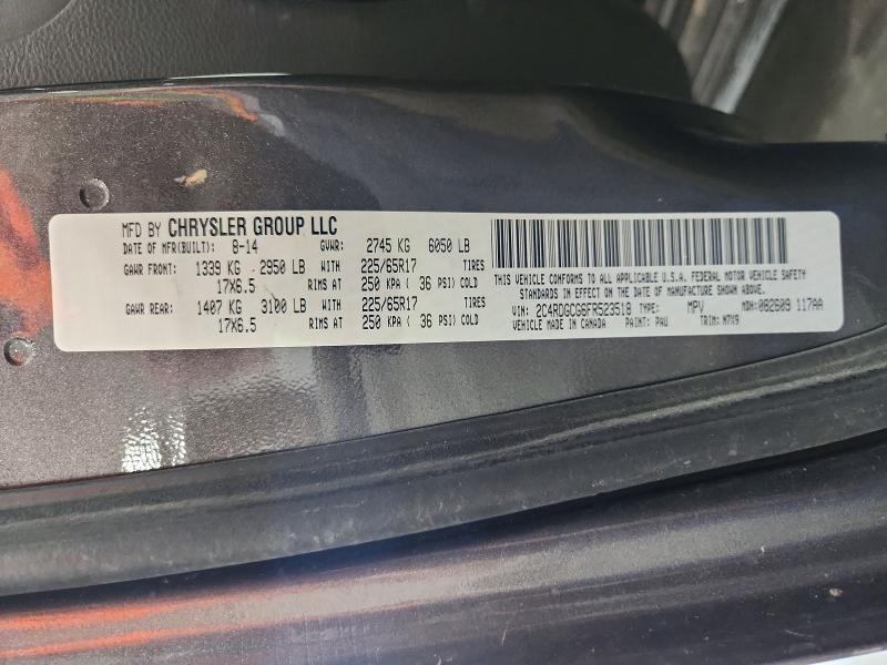 51287746 :رقم المزاد ، 2C4RDGCG6FR523518 vin ، 2015 Dodge Grand Caravan مزاد بيع