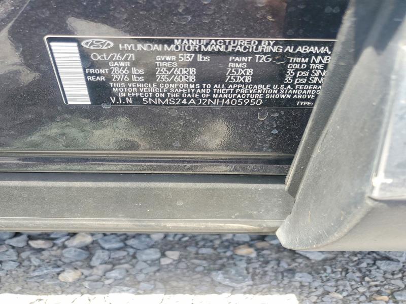 Aukcja sprzedaży 2022 Hyundai Santa Fe, vin: 5NMS24AJ2NH405950, numer aukcji: 51967726