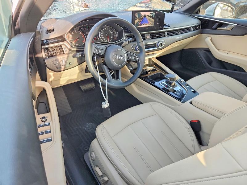 2022 Audi A5 მანქანა იყიდება აუქციონზე, vin: WAU2AGF50NN003098, აუქციონის ნომერი: 53462716