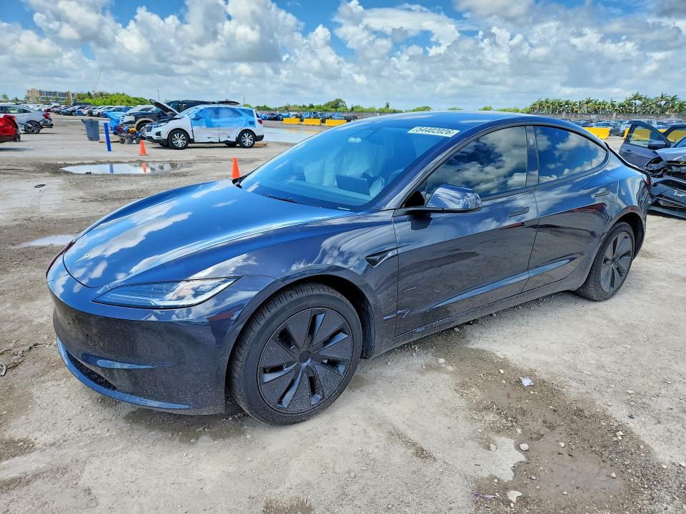 Продажа на аукционе авто 2024 Tesla Model 3, vin: 5YJ3E1EA3RF766020, номер лота: 54402026