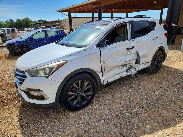 52491226 :رقم المزاد ، 5XYZW4LAXHG438256 vin ، 2017 Hyundai Santa Fe Sport مزاد بيع