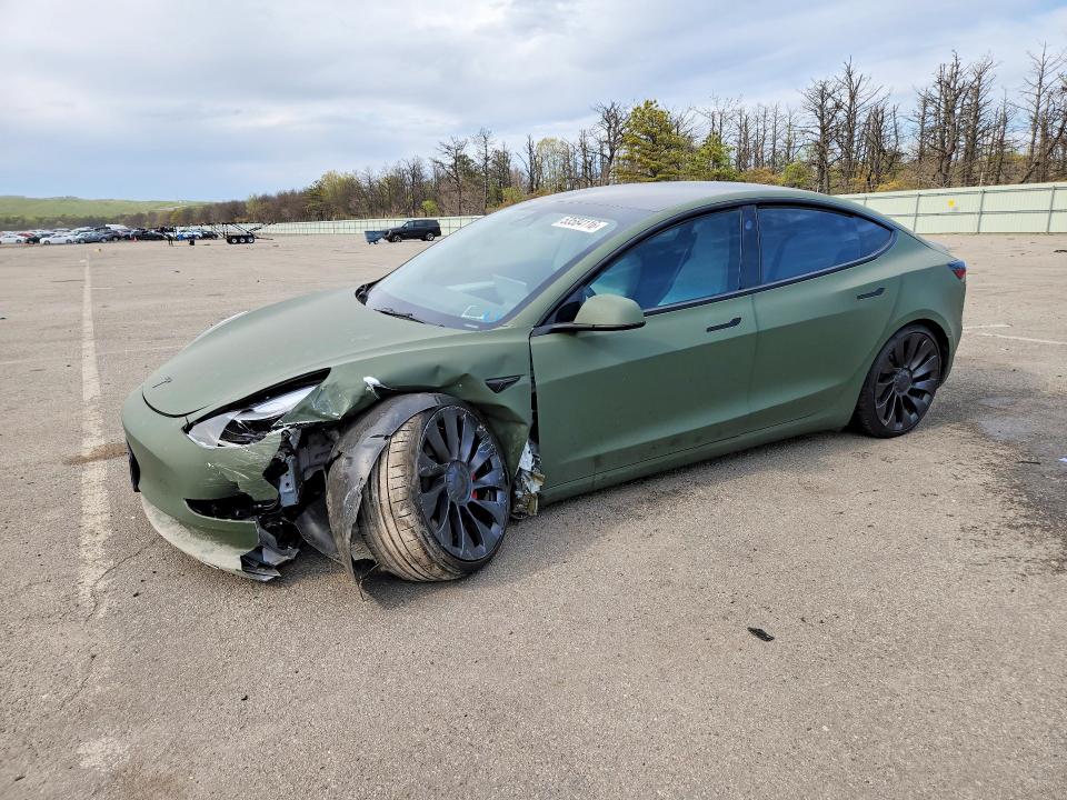 2023 Tesla Model 3 მანქანა იყიდება აუქციონზე, vin: 5YJ3E1EC4PF579528, აუქციონის ნომერი: 53584116