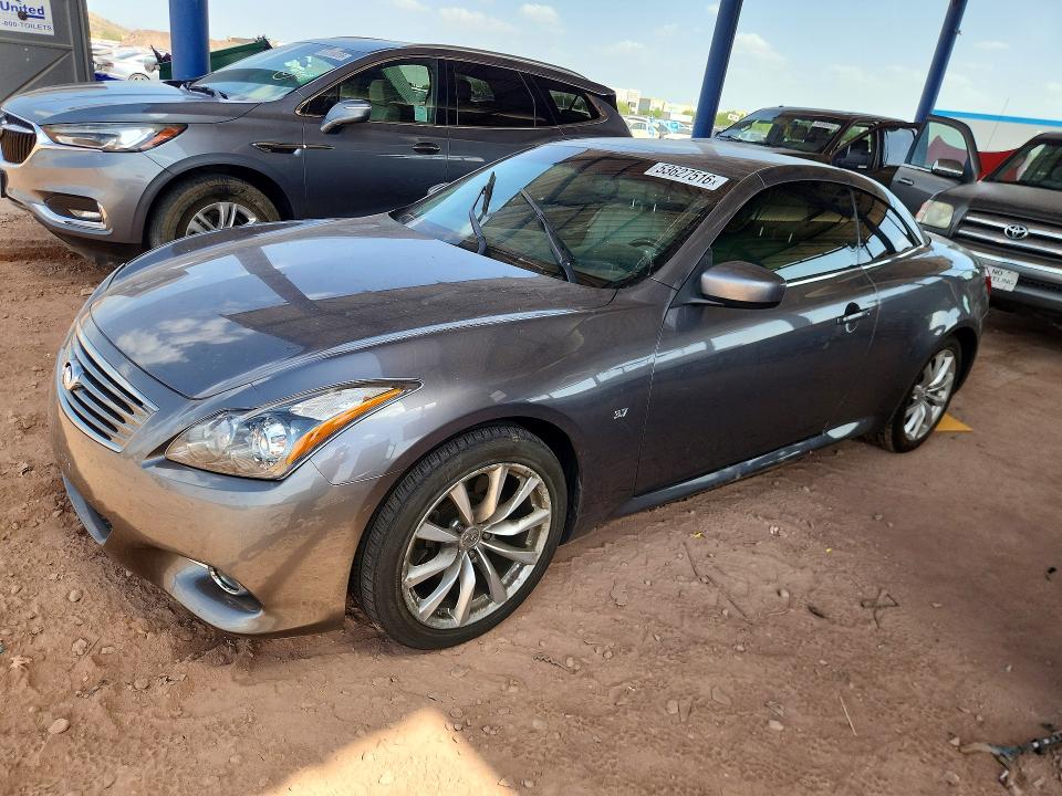 Aukcja sprzedaży 2014 Infiniti Q60 Convertible, vin: JN1CV6FEXEM900640, numer aukcji: 53627516