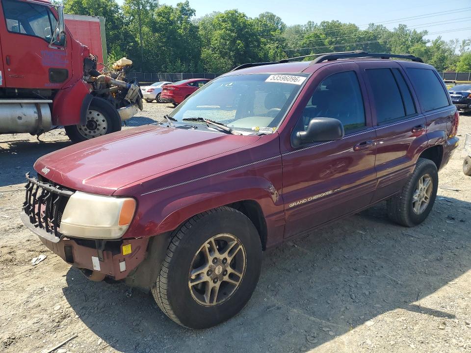 2000 Jeep Grand Cherokee მანქანა იყიდება აუქციონზე, vin: 1J4GW58N0YC106690, აუქციონის ნომერი: 53596096
