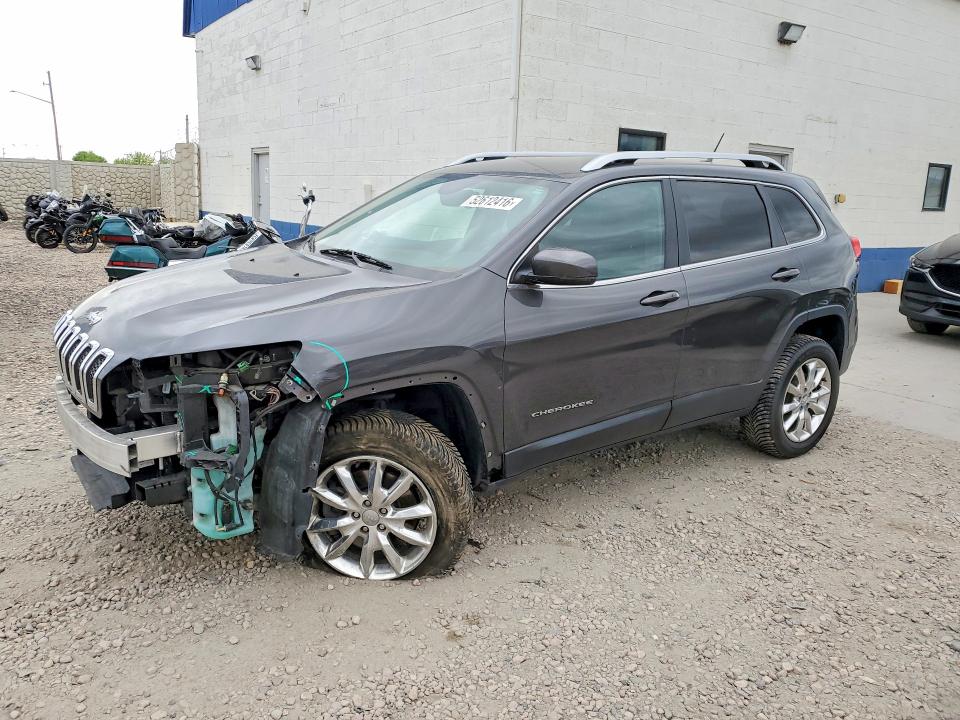 52612416 :رقم المزاد ، 1C4PJMDB1FW606833 vin ، 2015 Jeep Cherokee مزاد بيع