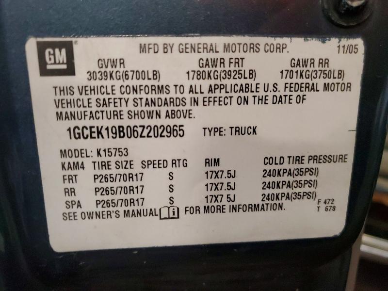 55152476 :رقم المزاد ، 1GCHK23D96F259261 vin ، 2006 Chevrolet Silverado مزاد بيع