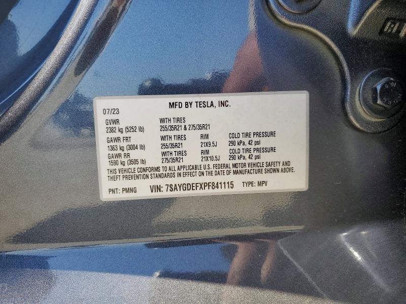 Aukcja sprzedaży 2023 Tesla Model Y, vin: 7SAYGDEFXPF841115, numer aukcji: 50361026
