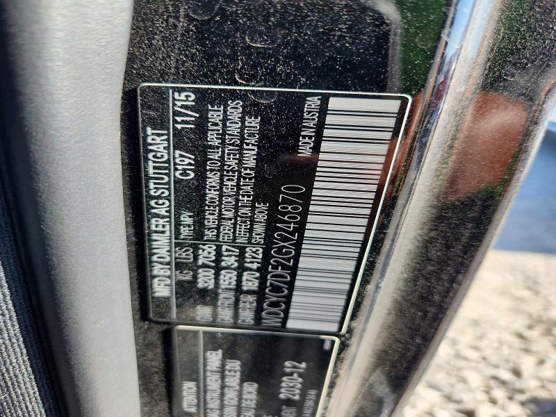 Продаж на аукціоні авто 2016 Mercedes-benz G, vin: WDCYC7DF2GX246870, номер лоту: 52200436