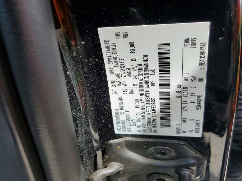 Aukcja sprzedaży 2018 Ford F150, vin: 1FTEW1EP4JFE09553, numer aukcji: 51762606