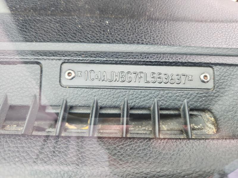 Продаж на аукціоні авто 2015 Jeep Wrangler, vin: 1C4AJWBG7FL553637, номер лоту: 52837556